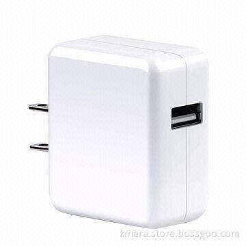 AC Adapter with USB DC Plug, 100 to 240V Input Range and 5V Output Voltages